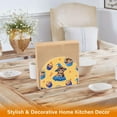 thumbnail image 6 of Yayeee Napkin Holder for Table Kitchen Paper Tissue Organization, Blue Halloween Cat Pattern, 6 of 8