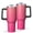 Black-1, variant on 40oz Tumbler with Handle and Straw, Vacuum Insulated Stainless Steel Travel Mug, Fits Car Cup Holder, Gradient Print