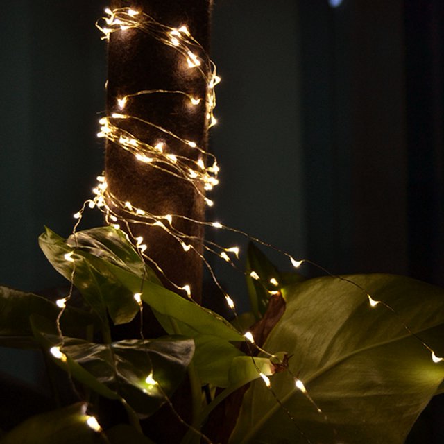 Luz Decorativa de Baja Emisión de calor ANGGREK Cadena de Luz 100 LED