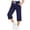 Coffee A, variant on Posijego Girls Capri Sweatpants Cotton Pants Elastic Waist Drawstring Wide Leg Capris Pants Summer Sweatpants with Pockets