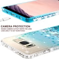 thumbnail image 5 of Compatible for Samsung Galaxy S8 Plus Case, with [Temper Glass Screen Protector] SOGA Diamond Glitter Liquid Quicksand Cover Cute Girl Women Phone Case [Clear/Teal], 5 of 5