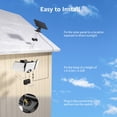 thumbnail image 3 of Lepro Solar Motion Sensor Light Outdoor 2-Pack, 72 LEDs 1000lm Security Flood Light Separate Panel 3 Adjustable Heads 6500K White, 3 of 9