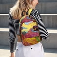 thumbnail image 5 of Honeii Beautiful African Woman Print Canvas Backpack for School & Outdoor,Laptop Excursion Backpack,Notebook School Bookbag For Men Women,for Work, Travel, and Everyday Use-Small, 5 of 5
