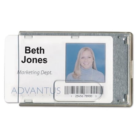 Advantus Corporation AV Badge-Rgd-2-Blkn-Smrt-Clr