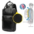 thumbnail image 3 of PU Leather Drumsticks Bag Backpack Soft Storage Case Percussion Accessories, 3 of 11
