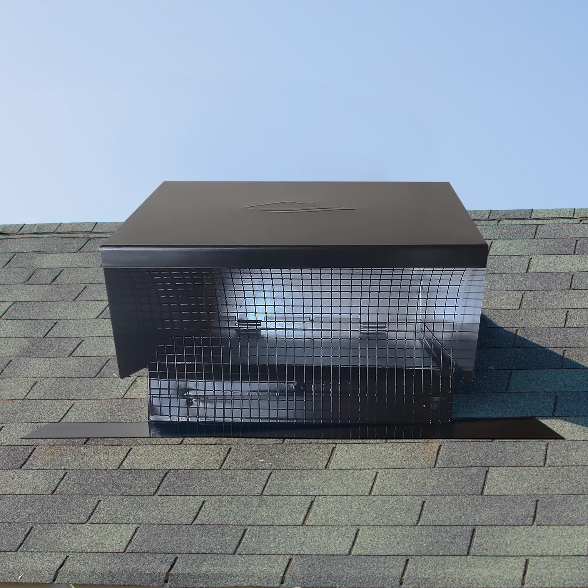 Builder's Best Galvanized Steel Roof Vent Cap with 6" Collar & Removable Screen
