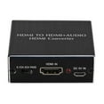thumbnail image 2 of 4K HDMI-compatible to HDMI-compatible Optical SPDIF 3.5mm Audio Extractor Converter Splitter Adapter, 2 of 7
