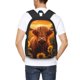 thumbnail image 4 of Fotbe Vintage Sunflower Cow B Mochila para Hombre y Mujer - Tela Oxford 600D Resistente - Mochila Impermeable de Gran Capacidad para Escuela, Viajes y Senderismo, 4 of 6