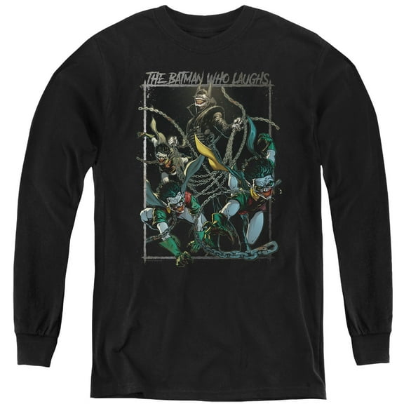 Batman - Batman Who Laughs - Youth Long Sleeve Shirt - Large