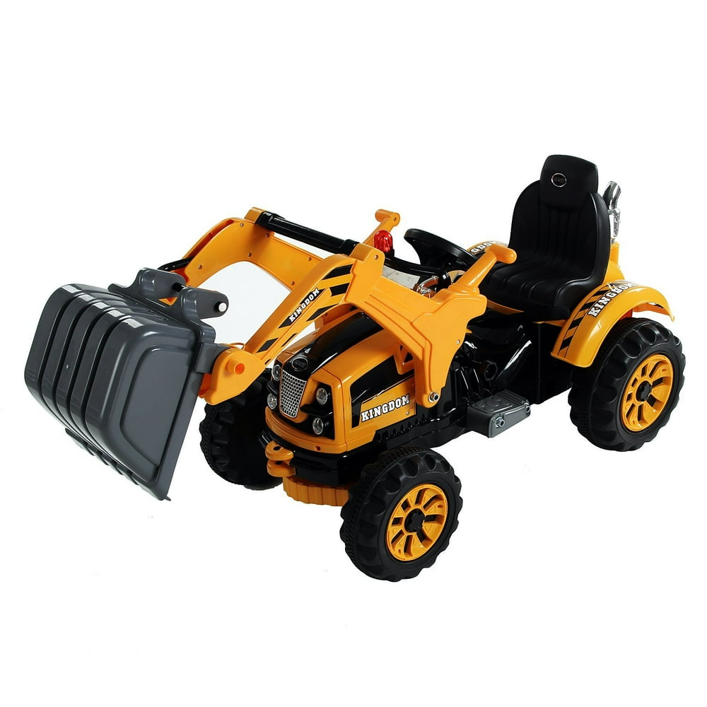Aosom 6V Kids Ride On Toy Digger Construction Excavator Tractor Vehicle…