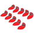 thumbnail image 1 of Housse de Tête de Club en Fer, Épaisse et Durable 10 Pcs/ensemble Housse de Tête en Fer pour Protéger Club Rouge, 1 of 8