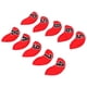 thumbnail image 1 of Juego de 10 fundas para cabeza de palo de golf de neopreno, color rojo, 1 of 15
