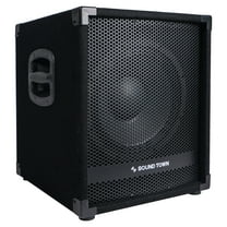 Sound Town METIS Series 12" Powered PA DJ Subwoofer, 1400 Watts Peak Power, 350 Watts RMS