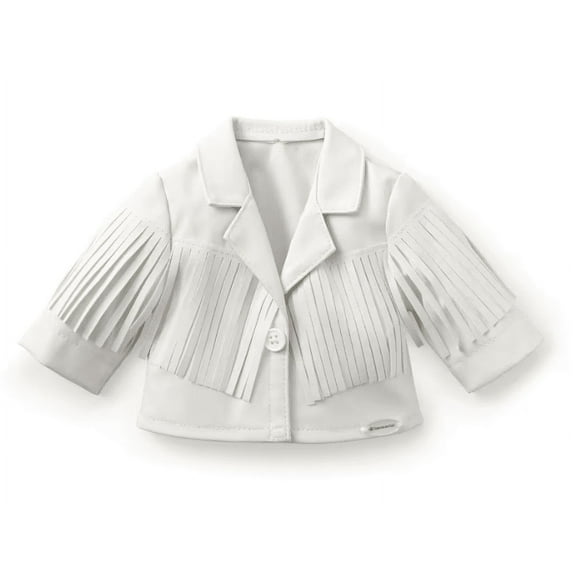 American Girl Courtney's White Fringe Jacket for 18 inch Doll