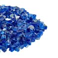 thumbnail image 2 of STAWAY 10 LBS Cobalt Blue Fire Glass - 1/2-Inch Tempered Crushed Rocks for Fire Pit, High-Temperature, No Smoke, Perfect for Patio & Garden Decor, 2 of 9