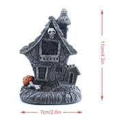 Fridja Halloween Skull House of Horrors With Light Pumpkin House of Horrors Home Decoration Halloween Decorations