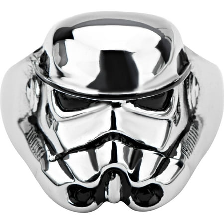 Star Wars Men's Stainless Steel 3D Storm Trooper Ring
