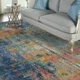 thumbnail image 6 of Nourison Celestial Colorful Abstract Blue/Yellow Area Rug, 6 of 8