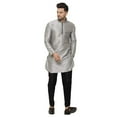 thumbnail image 1 of Men's Handmade Silk Blend Festive Kurta with Bottom..., 1 of 4