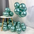 thumbnail image 3 of Globos metálicos de metal cromado y gris plateado de 20, 50 y 100 unidades para decoración de fiestas, baby shower, bodas, Año Nuevo, 3 of 5