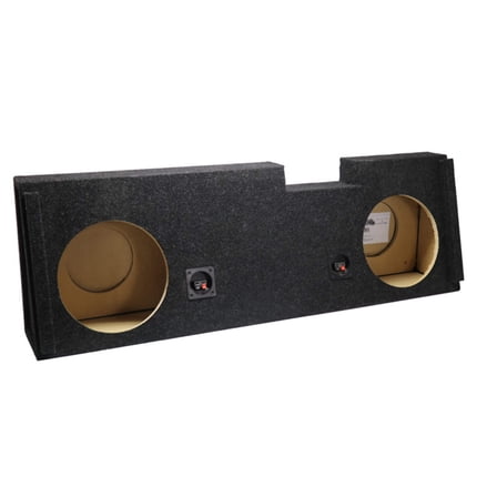 10" Dual Subwoofer Box - GM Truck Vehicle Specific - Vented - USA-Made - Carpet