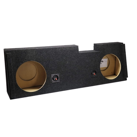 10" Dual Subwoofer Box - GM Truck Vehicle Specific - Vented - USA-Made - Carpet