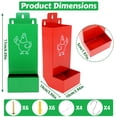 thumbnail image 3 of 2Pack Chicken Grit Feeder, Metal Oyster Shell Feeder with Lid, Hanging Gravity Chicken Poultry Feeders Trough, Coop Accessories Supplies, 3 of 7