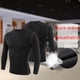 thumbnail image 4 of Ropa deportiva de manga larga de secado rápido para fitness, ropa de compresión para fútbol, baloncesto, ropa para correr, mallas elásticas transpirables que absorben el sudor, 4 of 5