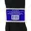 

Mens Women Black Ankle Quarter Cotton Loose Fit Socks 13-15 6 Pairs Black
