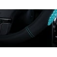 thumbnail image 6 of Auto Drive 1 Piece Gel Steering Wheel Cover Leather Black/Blue - Universal Fit, 23SWC78, 6 of 8
