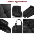 thumbnail image 5 of ELW Chap Splits Suede 4-5 oz 1.6-2mm Black, Pre-Cut Piece 8-10 SQ FT - Split Leather AB Grade Cowhide - Perfect for Auto, Garments, Chaps, Bags, Vest, Aprons, Saddles, Moccasins, 5 of 7