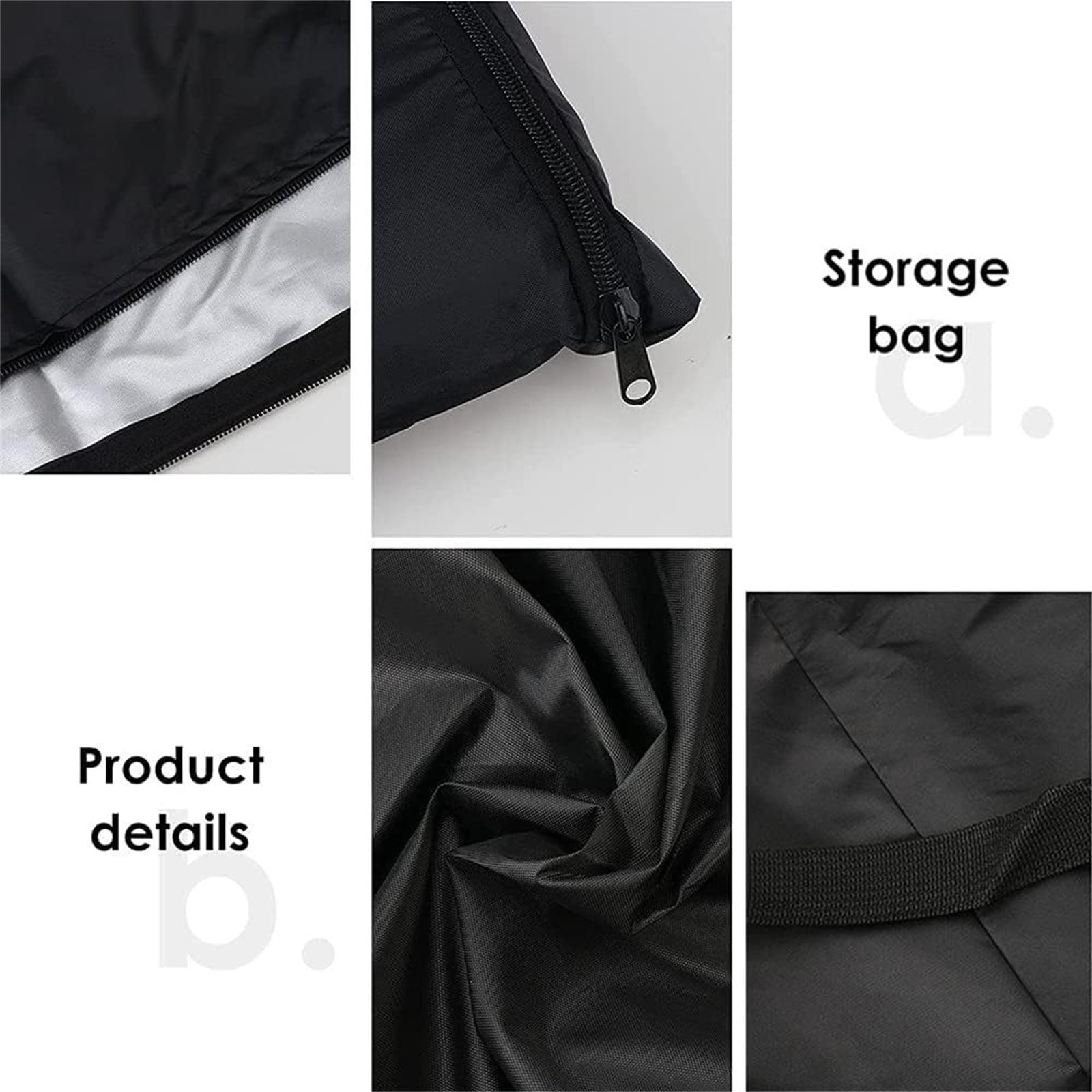Waterproof Outdoor Cushion Storage Bag|Extra Large Zippered Protective Cover with Handles for Patio Furniture, Multiple Sizes Available for Chairs, Sofas, & Pillows