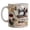 White, variant on Homellea Black Sewing Machine Ceramic Mug, 6.3 x 4.72 x 4.33 Inch Coffee Cup with Yarn and Stitching Pattern for Tea, Cocoa, Office Desk, Craft Room and Home