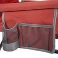 thumbnail image 5 of Mac Sports MacRocker Outdoor Foldable Rocking Chair | Portable, Collapsible, Springless Rockers with Rust-Free Anti-Tip Guards for Camping Fishing Backyard | 225 lb Weight Capacity | Red, 5 of 5