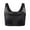 Black, variant on HaiMao Womens' Front Closure Post-Surgery Posture Corrector Bra Shaper Tops with Breast Support Band Black XXL(XXL)