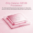 thumbnail image 4 of Auusda Laptop, Windows 11 Pro 15.6" Intel Celeron Processor N5100 Home Computer, 32GB RAM 1TB SSD, Backlit Keyboard, Fingerprint Unlock,Pink, 4 of 7