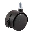 thumbnail image 5 of 3X Mueble Giratorio Con Ruedas de Bloqueo Vástago de Tornillo de 8 mm Rueda de 2 Pulgadas de Diámetro Negro, 5 of 5