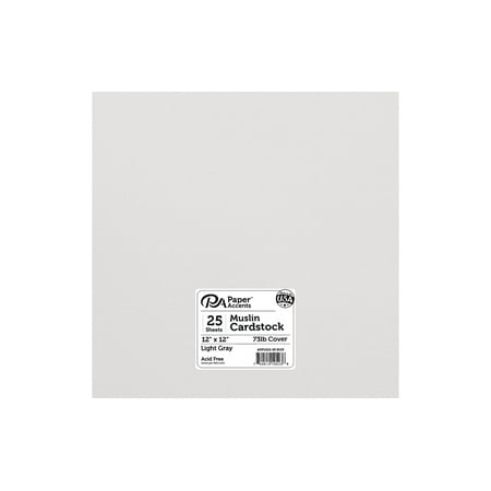 UPC: 0740512105236 | Paper Accents Cardstock 12 x 12  Muslin 73lb Light Gray 25pc