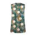 thumbnail image 5 of Birdeem Mode Femme Été Sans Manches Col en V Chandail Imprimé Blouse Décontractée, 5 of 5