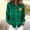 Blackish Green, variant on St Patricks Day Shirt Women Long Sleeve Button Down Loose Green Casual Summer Tops