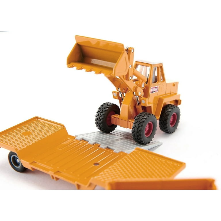 Mercedes-Benz 710 Truck Yellow and Kramer 411 Wheel Loader Yellow