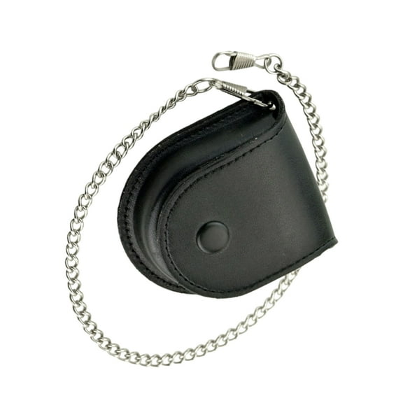 YIGSECU Antique PU Leather Pocket Watch Protective Case Sleeve For Collectors Travel Use