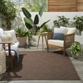 thumbnail image 5 of Nourison Practical Solutions Indoor/Outdoor Mocha 6' x 9' Area Rug (6x9), 5 of 10