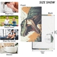 thumbnail image 6 of Dreamtimes Fierce Rex Dinosaur Bath Towels Set 16×28 inches, Cotton Face Towel Water Absorbent Lightweight Quickdry Hand Towels for Bathroom Ktichen Travel Gym, 6 of 7