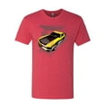 thumbnail image 2 of Wild Bobby, Ford Boss 302 Mustang Horse Power Retro, Cars and Trucks, Men Premium Tri Blend Tee, Vintage Red, Large, 2 of 4