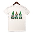 thumbnail image 3 of Camiseta de todos los días unisex para hombre Camiseta informal de manga corta con estampado gráfico en 3D del día de San Patricio Pompotops oipoqjl6804, 3 of 3