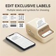 thumbnail image 3 of B21 Portable Thermal Printer Bluetooth Wireless Sticker Printer With Self-adhesive Labels For Barcode Clothing Jewelry, 3 of 9