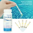thumbnail image 3 of Bandelettes de Test pour Piscine, Bandelettes de Test de Qualité de l'Eau 50 Pcs Analyse Colorimétrique Pratique Durable pour Piscines, 3 of 7