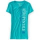thumbnail image 1 of Aeropostale - Camiseta gráfica para mujer, color pop, verde, extra pequeña Aeropostale  Camiseta gráfica, 1 of 1