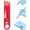 Red, variant on 4 in 1 Sewing Machine Needle Threader, Seam Ripper w/Magnifier & Scale for Tailors, and Sewing Lover